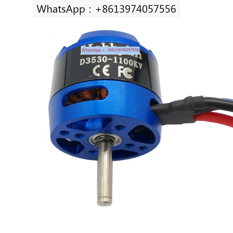 3530 1100KV aircraft model brushless motor suitable for multi axis distribution of aircraft, with 3 3.5mm female heads