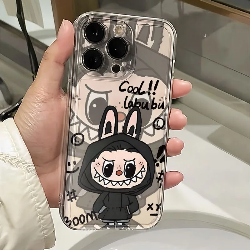 Cartoon Doll New Labubu Phone Case For OPPO A3 A60 A57 A38 A79 A58 A98 F11 A94 A92 A76 A74 A73 A54 A53 A31 A15 2020 Pro 5G Cover