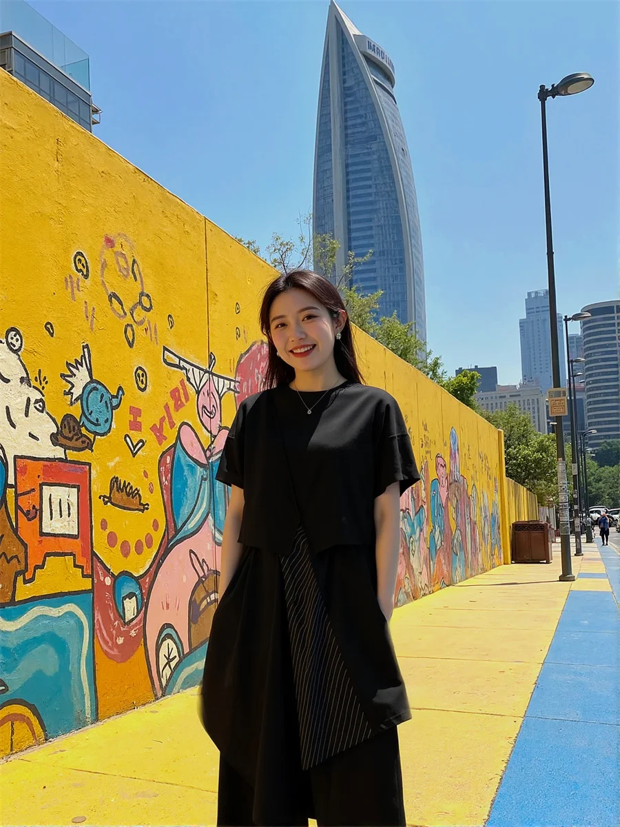 Calças em camadas mulher y2k riscas mulheres trabalho de escritório formal negócios profissional elegante inteligente sob medida perna reta clássico