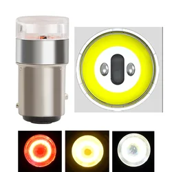 Newest P21W Led Lamp 1156 Ring COB Car Light BA15s 1157 P21/5W Bay15D Bulb Auto White DRL 12V Drop Shipping Supported
