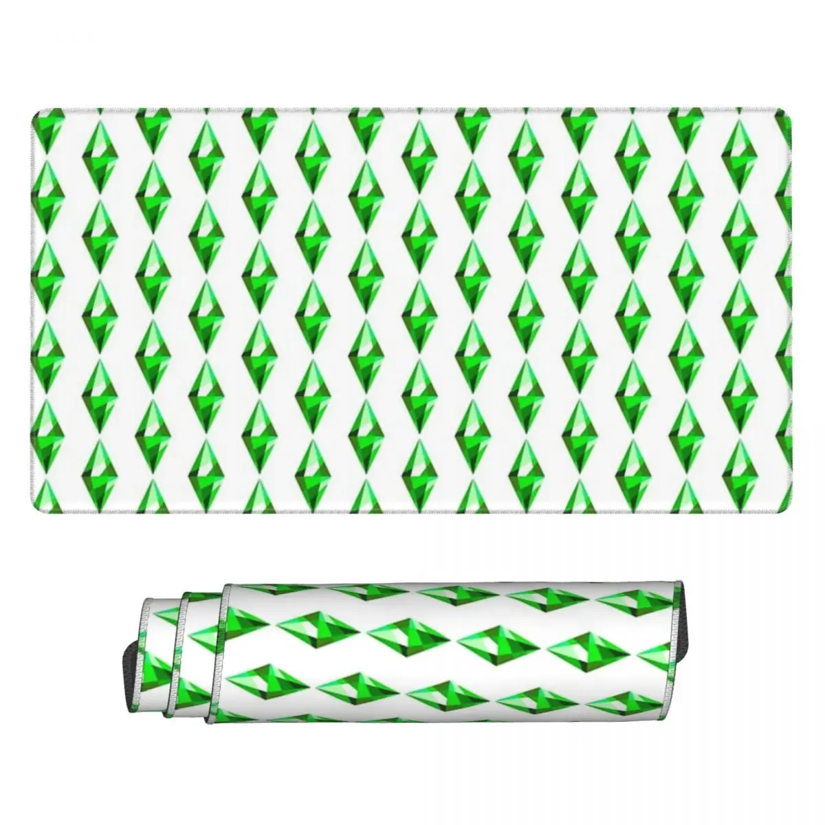 

Большой коврик для мыши The Sims Plumbob, коврик для геймеров, для ПК и ноутбуков, коврик для клавиатуры, компьютерный игровой коврик, офисные аксессуары, настольный коврик