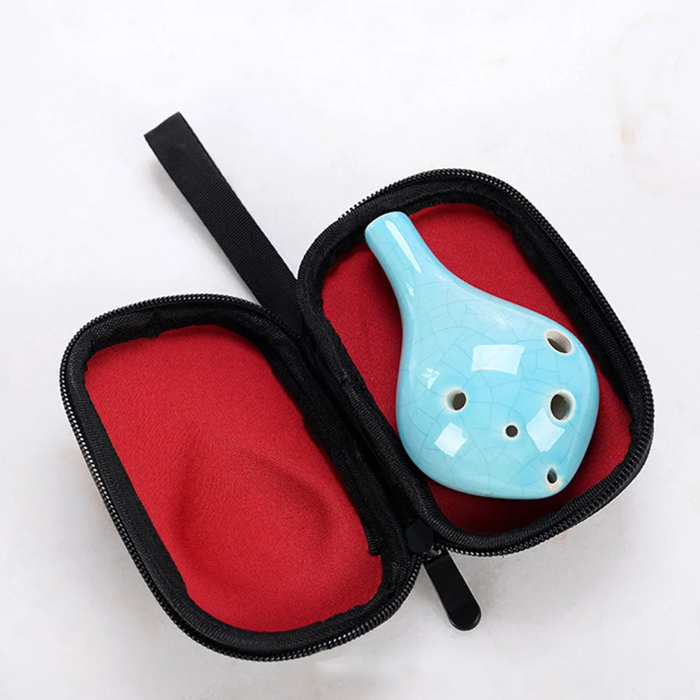 

6 Holes Ocarina Protection Case Durable Travel Storage Bag Lightweight Musical Instrument Accessories Non Slip