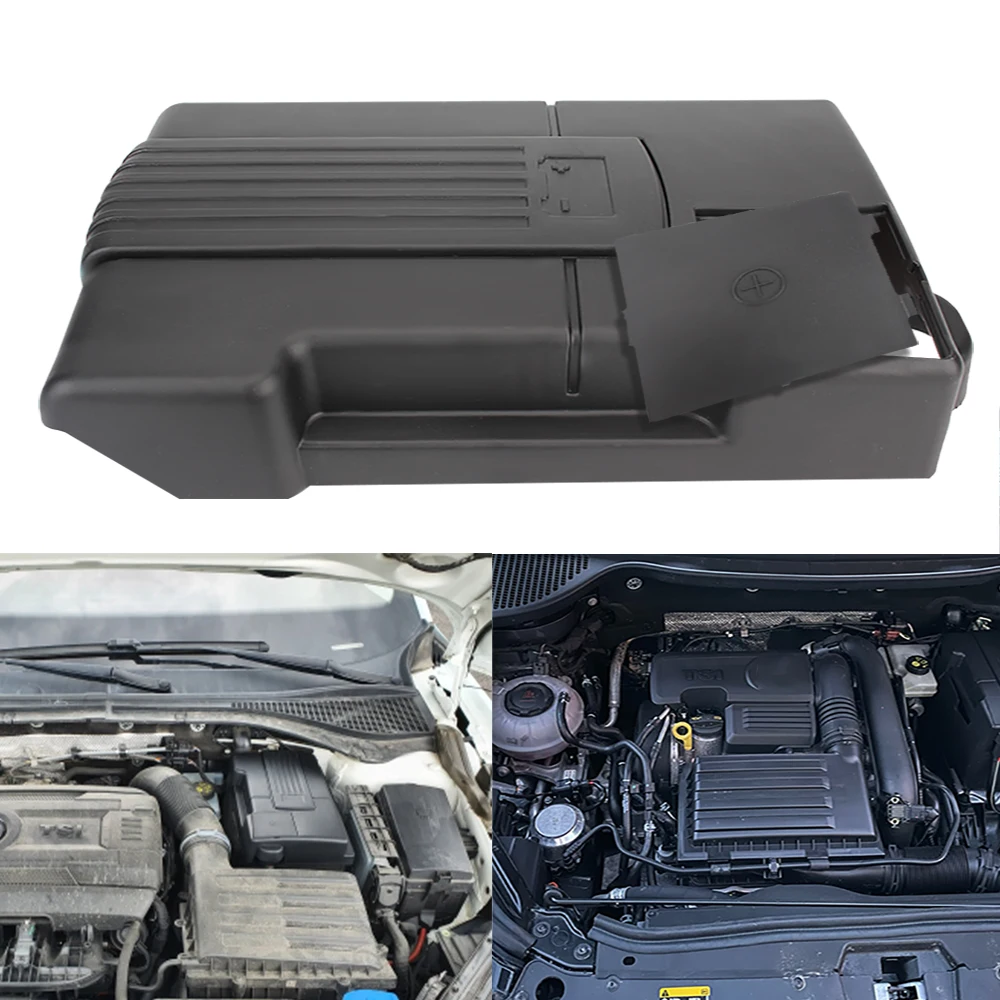 Waterproof Engine Battery Dust Cover Dustproof Protective Cover Negative Electrode For VOLKSWAGEN TIGUAN 2016-2018