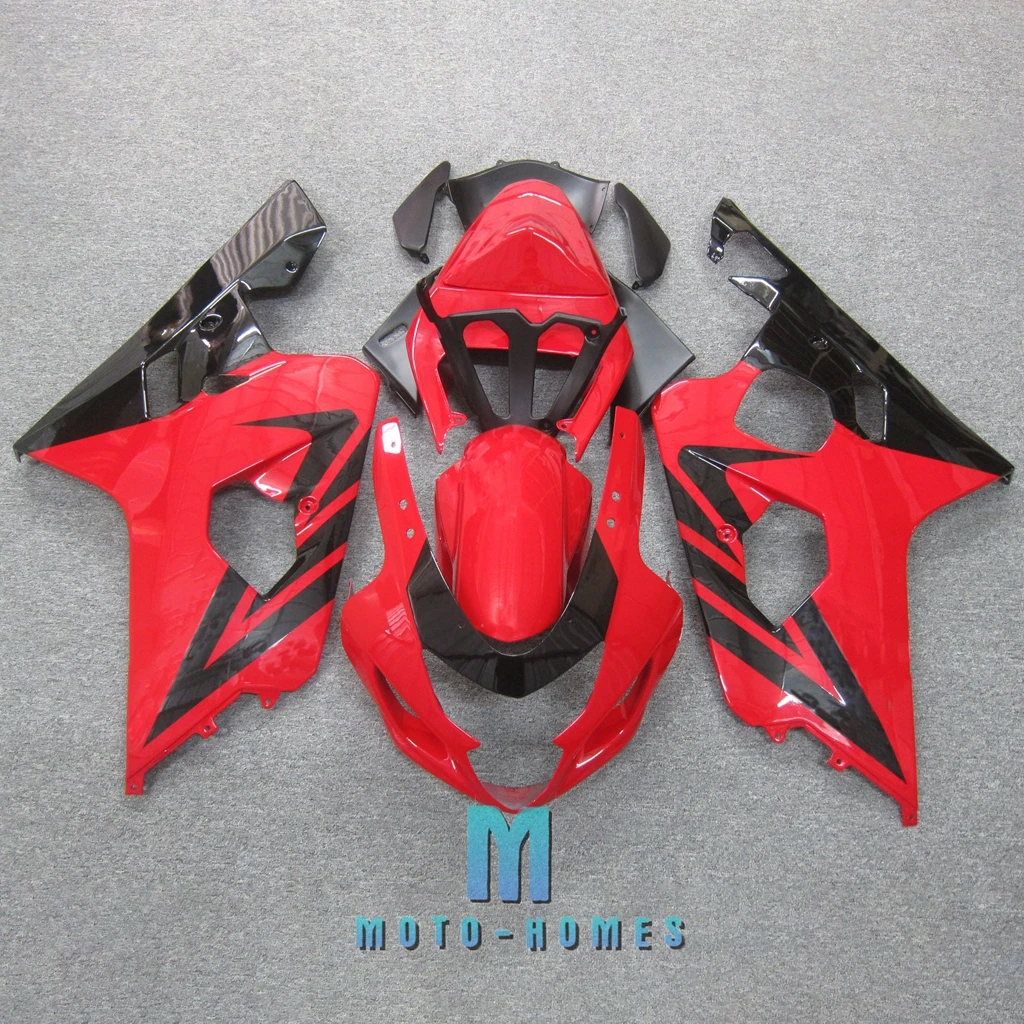 

Customize Fairing Kit for SUZUKI K4 GSXR600/750 2004 2005 04 05 GSX-R750 R600 Injection Mold Fairings Set ABS Plastic Red Black