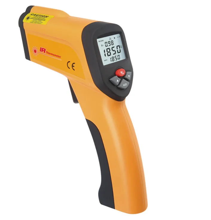 HTI -50 ~2200 Celsius Degree Range High Temperature IR Non Contact Infrared Thermometer Industrial