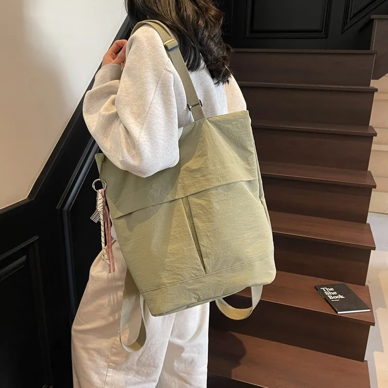 

Легкий женский рюкзак большой вместимости, простой студенческий рюкзак для путешествий, 15,6-дюймовая сумка для хранения компьютера