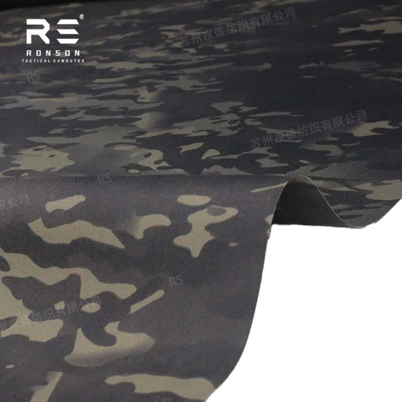 MCBK Multi Black Camouflage 500D Both Sides Laminated Nylon Cordura Squadron Fabric Tactical Vest Laser Cut Molle System - view 5
