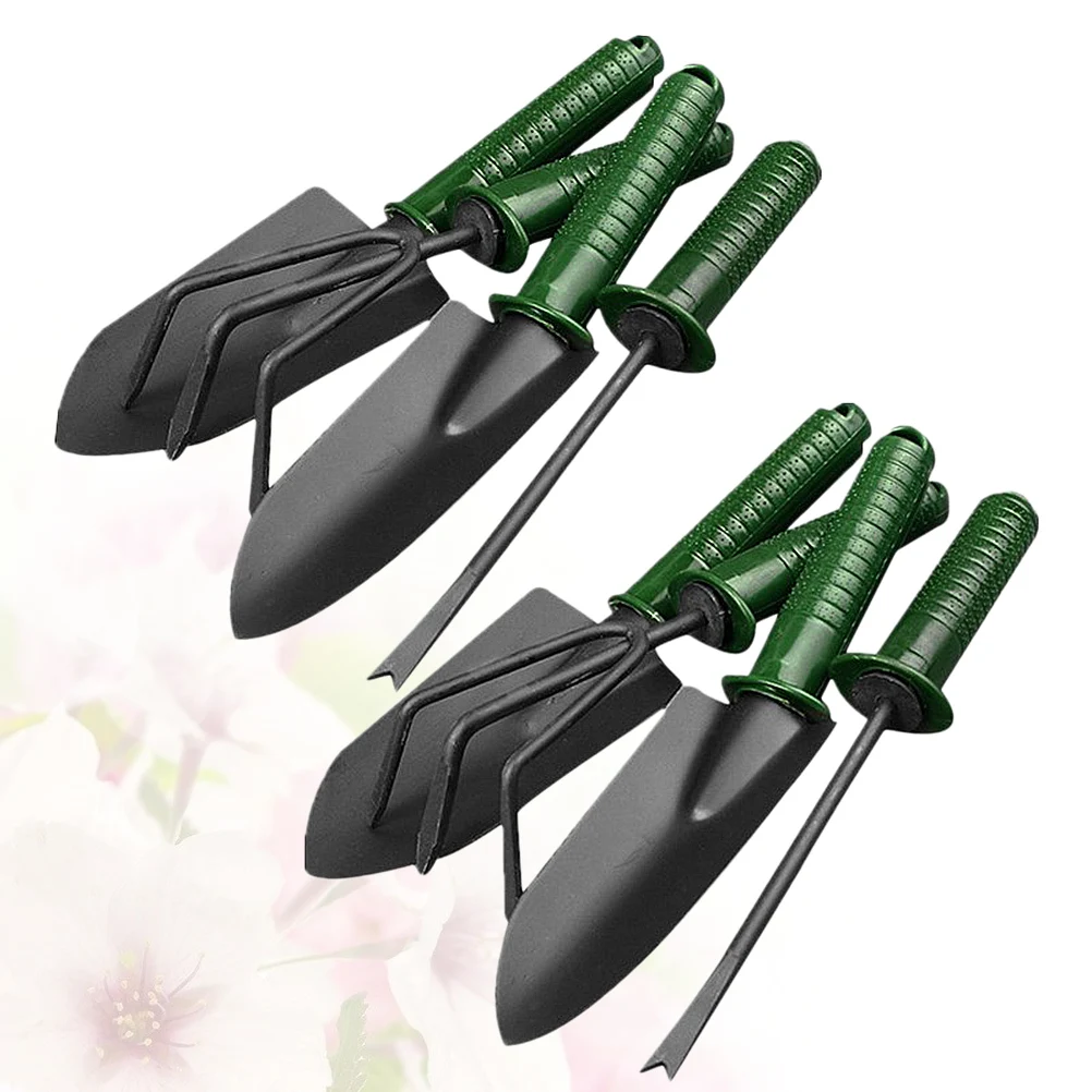 

8pcs Garden Tools Set Durable Plastic Steel Shovels Lightweight Perfect for Transplanting Cultivating Weeding Flowers Vegetable