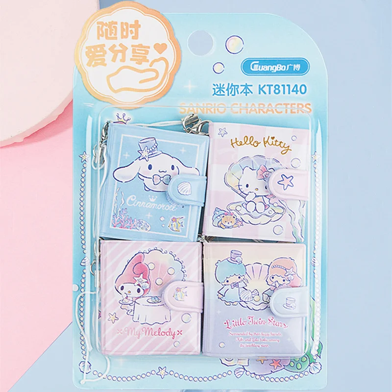 

6set/lot Sanrio Melody Cinnamoroll Kitty Memo Pad Cute Sticky Notes Stationery Label Notepad Planner Sticker Post School Supply