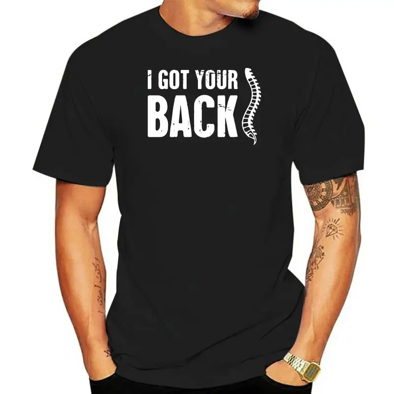 New Style Tshirt For Men Comical Back chiropratico chiropratica T Shirt Graphic 2022 Camiseta Tee Top girocollo