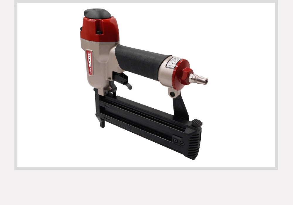 F50 18GA Lufthefter, gerader Nagler, 15–50 mm, zum Heften von Holzrahmen, dekorative Möbelbekleidung, Luftnagler-Werkzeuge – Detail 9