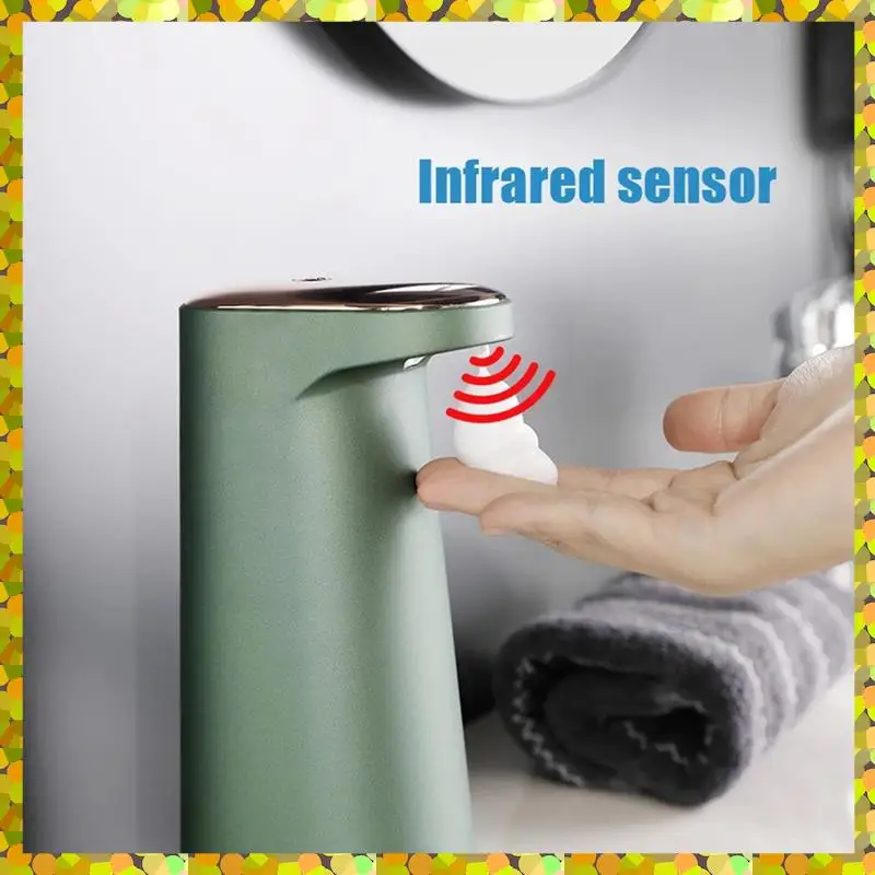 AGLH Automatischer Seifenspender, über USB wiederaufladbar, schaumfrei, handfrei, tragbarer Schaum-Flüssigseifenspender