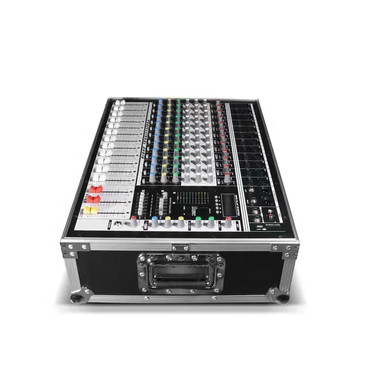 

PM12600 Power Mixer With Case Power Mixer 600 Watts 12 Channel Power Mixer
