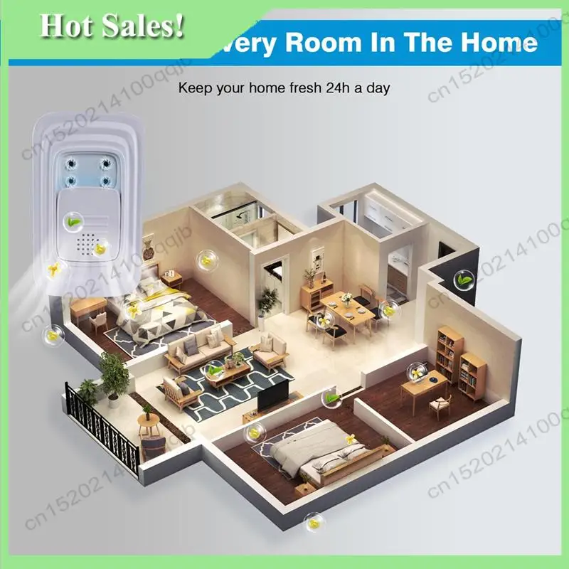 

-FDDT Negative Air Purifier For Bedroom Plug In Air Ionizers For Home,Quiet Portable Wall Plug In Air Freshener Us Plug Pig