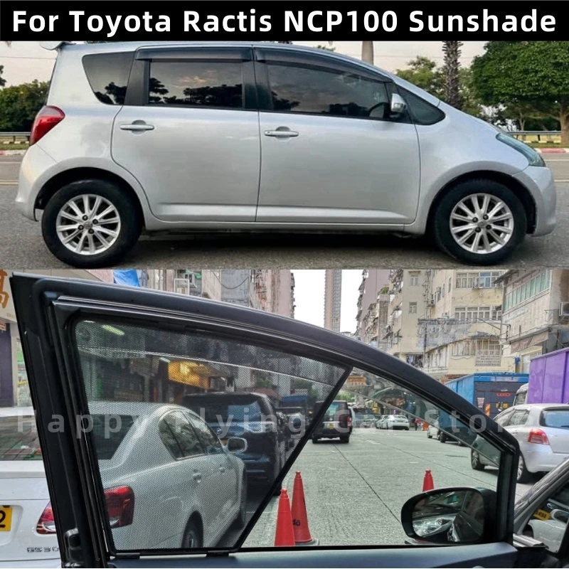 

Suitable for TOYOTA RACTIS NCP100 2005-2009 car window sunshade,front and side door sun baffle,mesh curtain