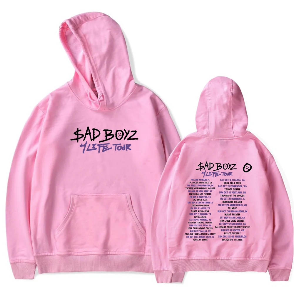 New Printing Junior H 2023 Tour Hoodies Sad Boyz Concert Merch esencial pop graphics print Unisex Trend Casual Street Hoodie