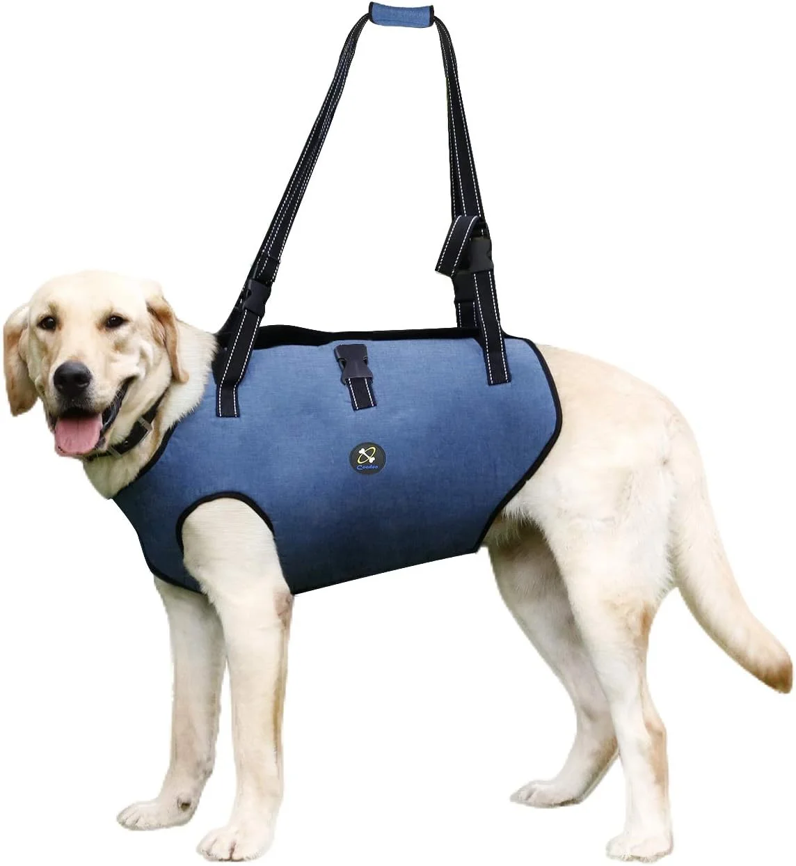 

Pet Support Rehabilitation Sling Lift Adjustable Padded Breathable Straps For Old Disabled Joint Injuries Arthritis For Dog Cat