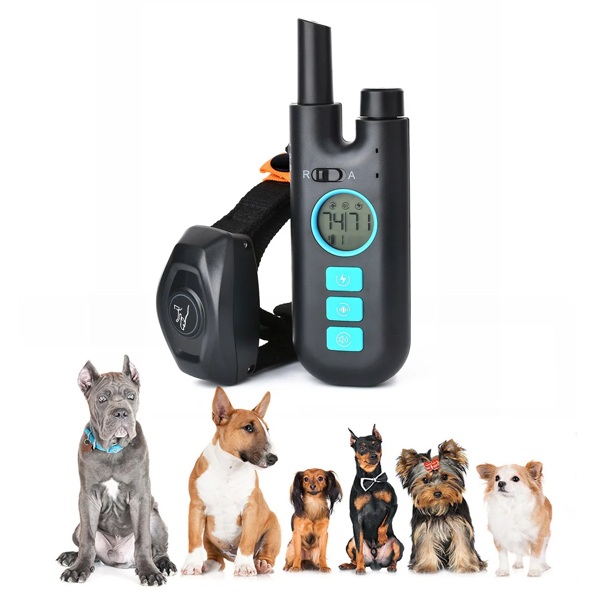 

2-in-1 Dog Training Collar and Anti Barking Collar, IPX7 Waterproof E Collar with Remote, Anti-Bark for Small Medium Large Dog