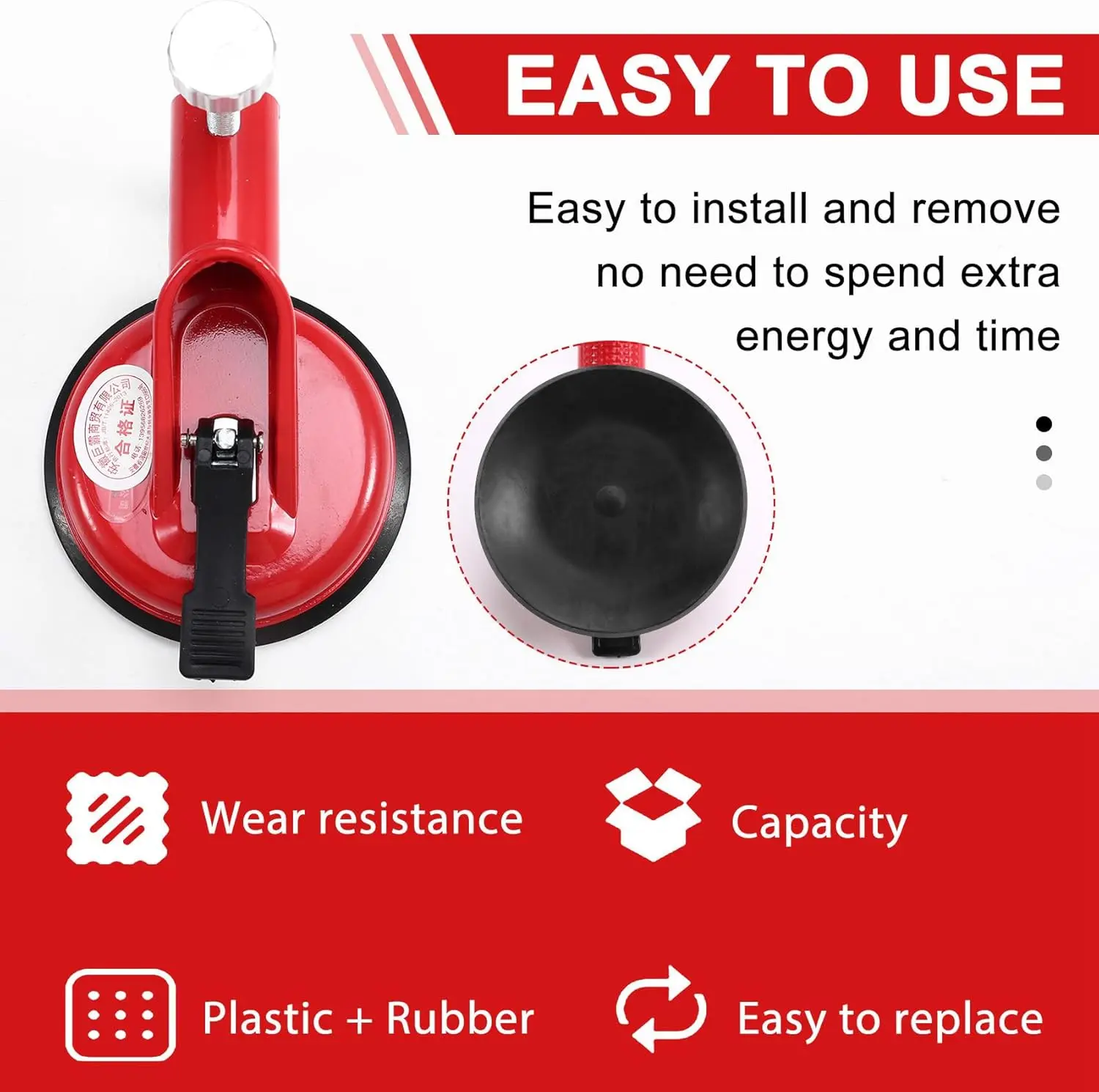 Tile Leveling Suction Cup Adjustable Strong Suction Tile Installation Tools Rock Slab Patchwork Lifting Fixing Accessories