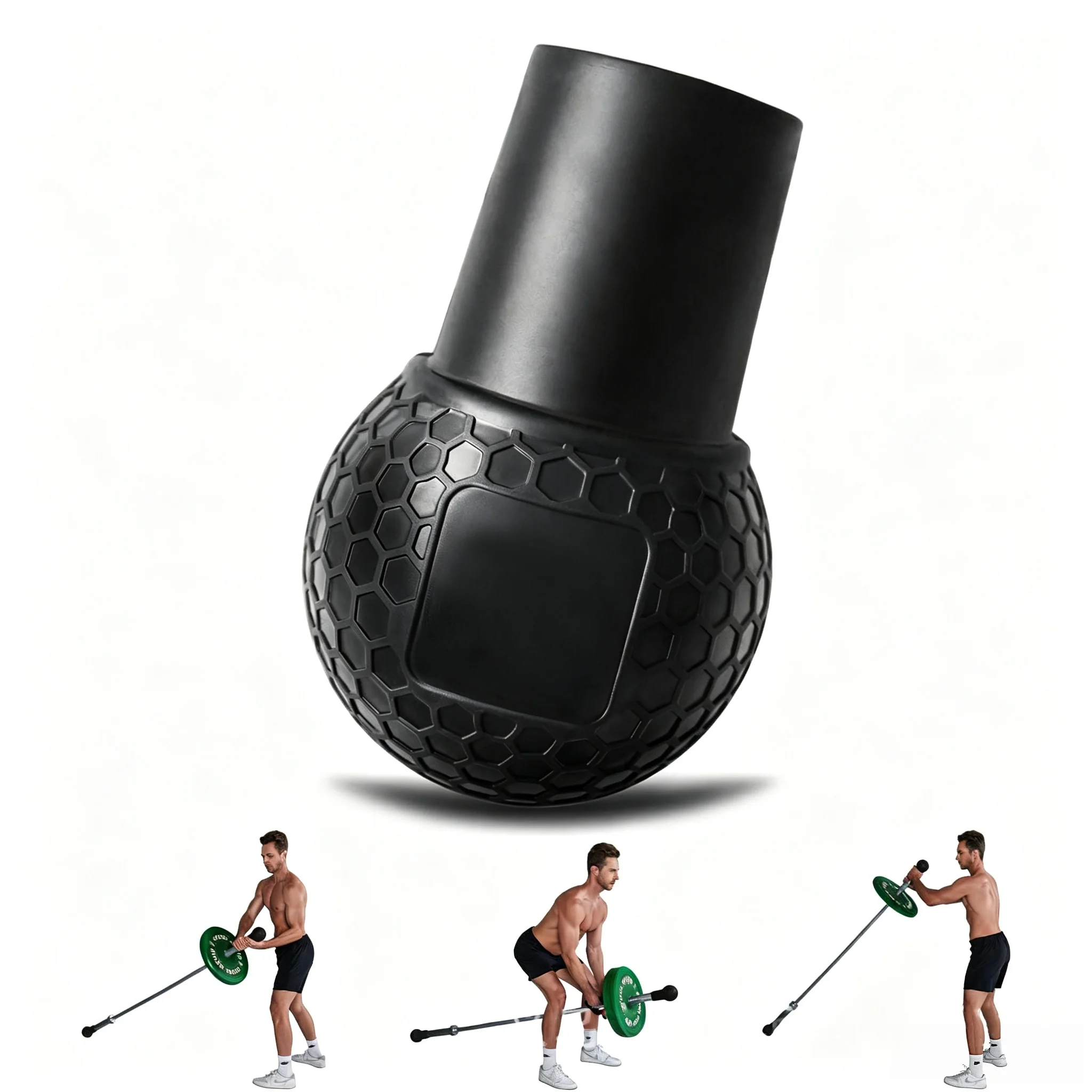 Home Gym Barbell Landmine Bracket Accessory Tube Base for Full-Body Strength Training Squat Row Workout Barbell Bomb
