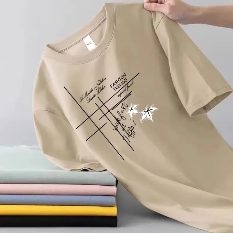 

Футболка из ледяного шелка ort Sve, мужская летняя круглая футболка Ne, свободная повседневная тонкая толстовка для молодежи (3) Повседневная одежда, сделано в Китае