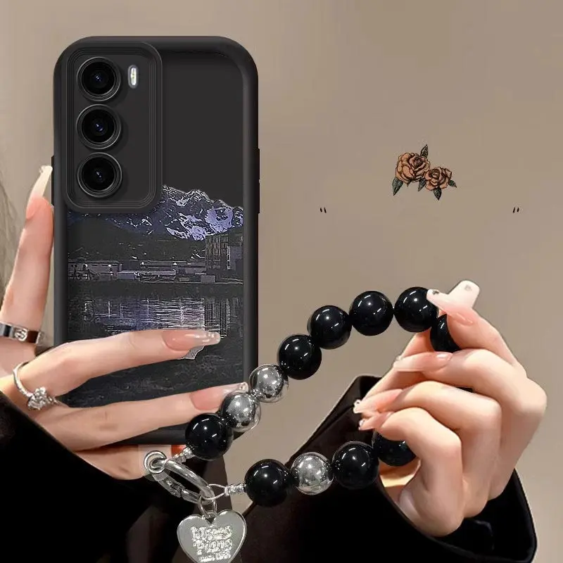

R eno12Pro Night scene Sky Eye Bracelet Phone Case For OPPO Reno 12 12Pro 12FS F21Pro 4 3 12F 13 F19Pro F15 F27 13Pro Cover