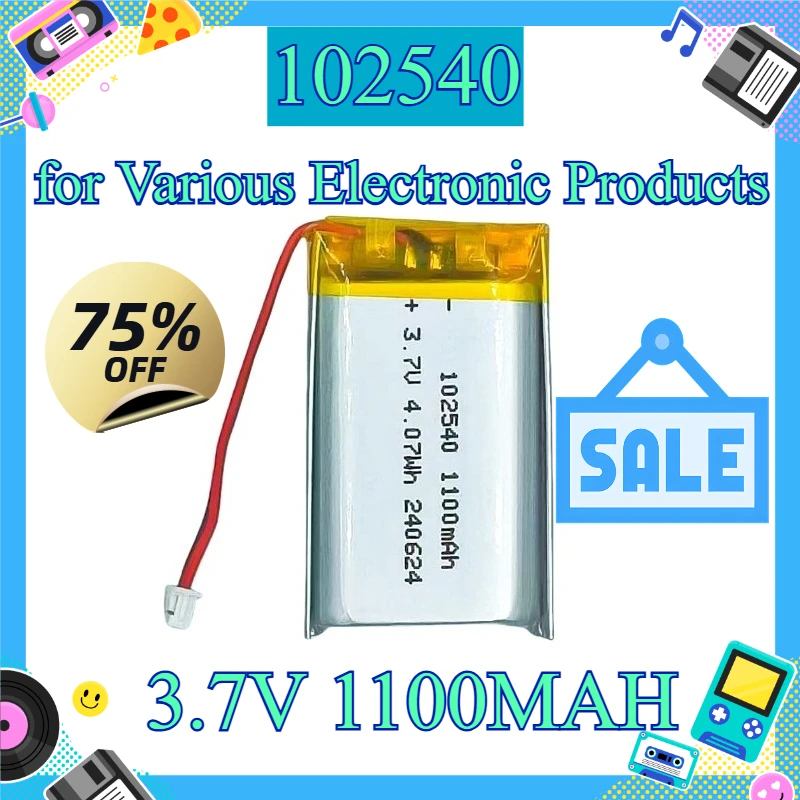 102540 Lithium Polymer Battery Multiple Models & Specifications Safe Durable for Various Electronic Products