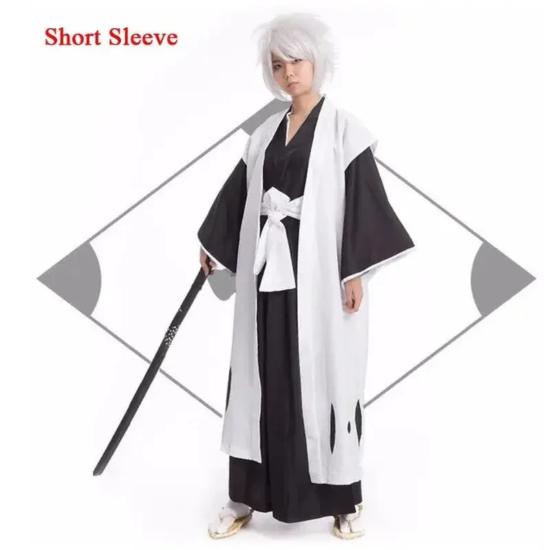 أزياء Gotei 13 BLEACH COSPLAY Haori Soi Fon التأثيرية من القسم الأول إلى 13th كابتن أيزن سوسوكي رداء Ichimaru Gin عباءة