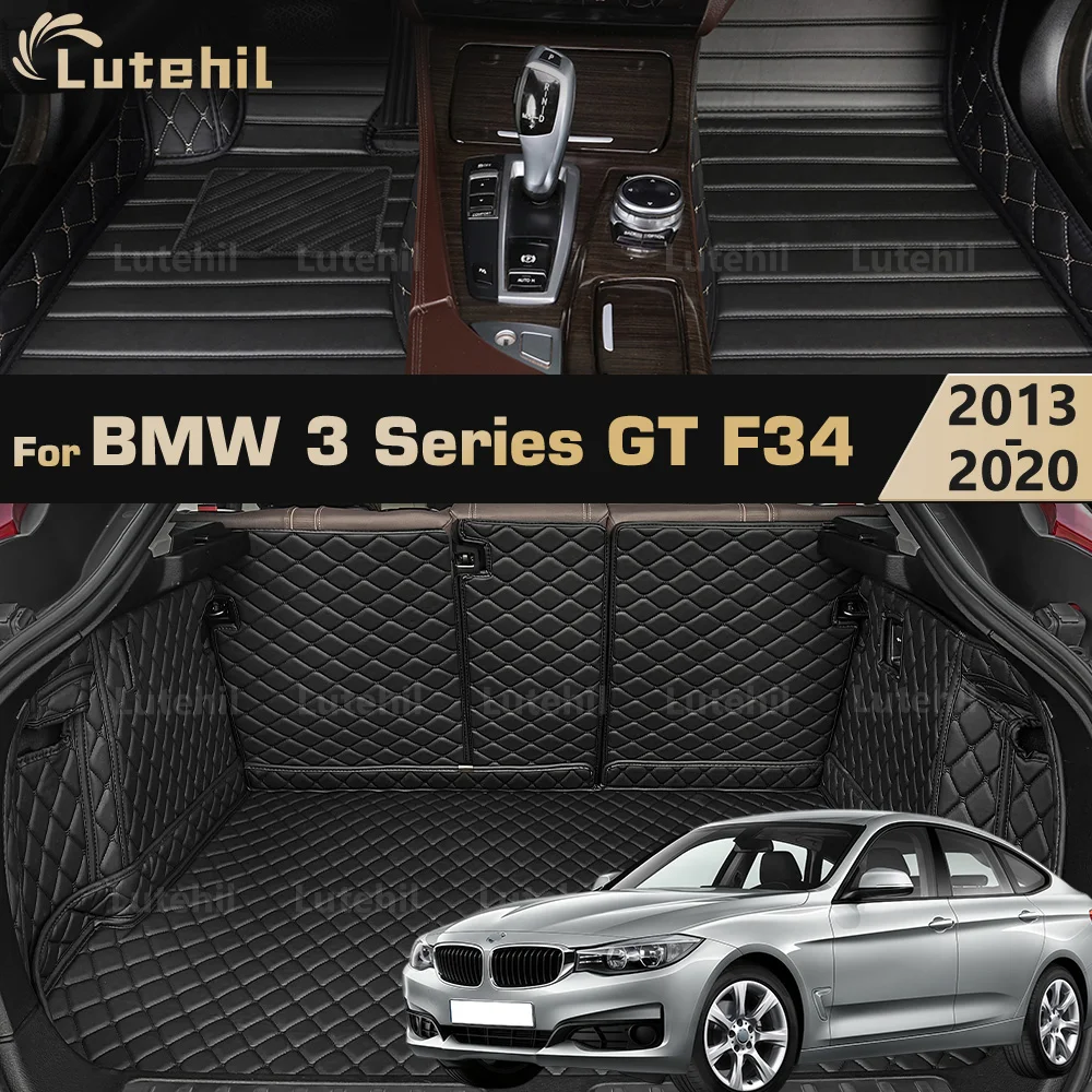 Für bmw 3 series gt f34 2013-2020 2019 2018 2017 2016 2015 2014 Auto Fußmatten Auto Kofferraum matte Teppich