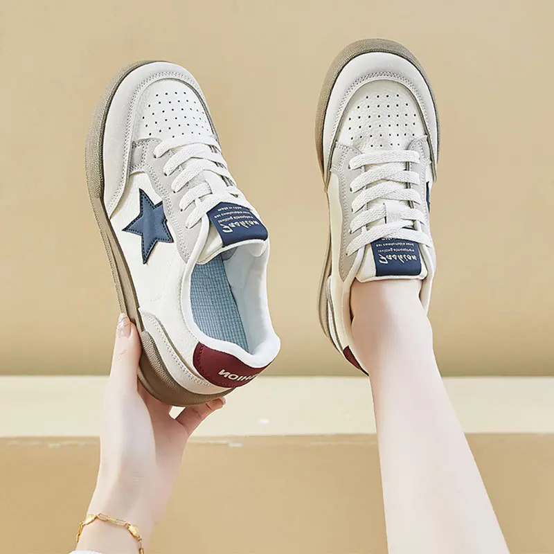 

Versatile Flat Bottom De Xin Shoes Sporty Casual Unisex Canvas Sneakers Low Top round Toe Rubber Outsole Color