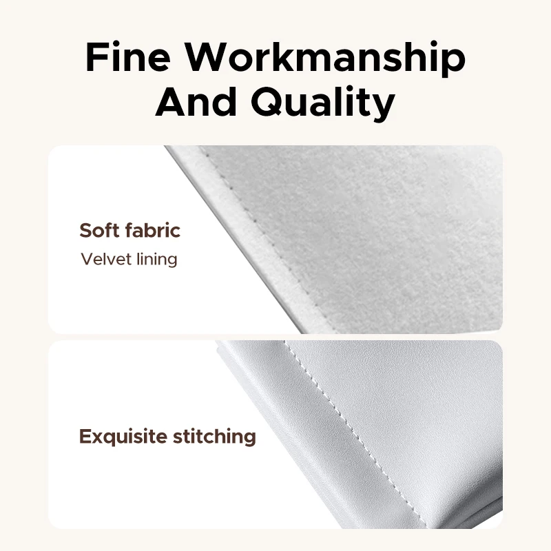 UGREEN Casing Earphone Tas Kulit Magnetik untuk Bluetooth Klip Telinga Terbuka Speaker Mini Nirkabel Headphone In-Ear Tas Penyimpanan Berkabel Kabel