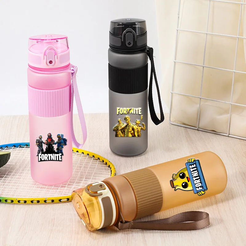 550 мл серия Fortnites бутылка для воды горячая игра чашка для сока матовая мода спорт на открытом воздухе фитнес пластиковая столовая подарок на день рождения