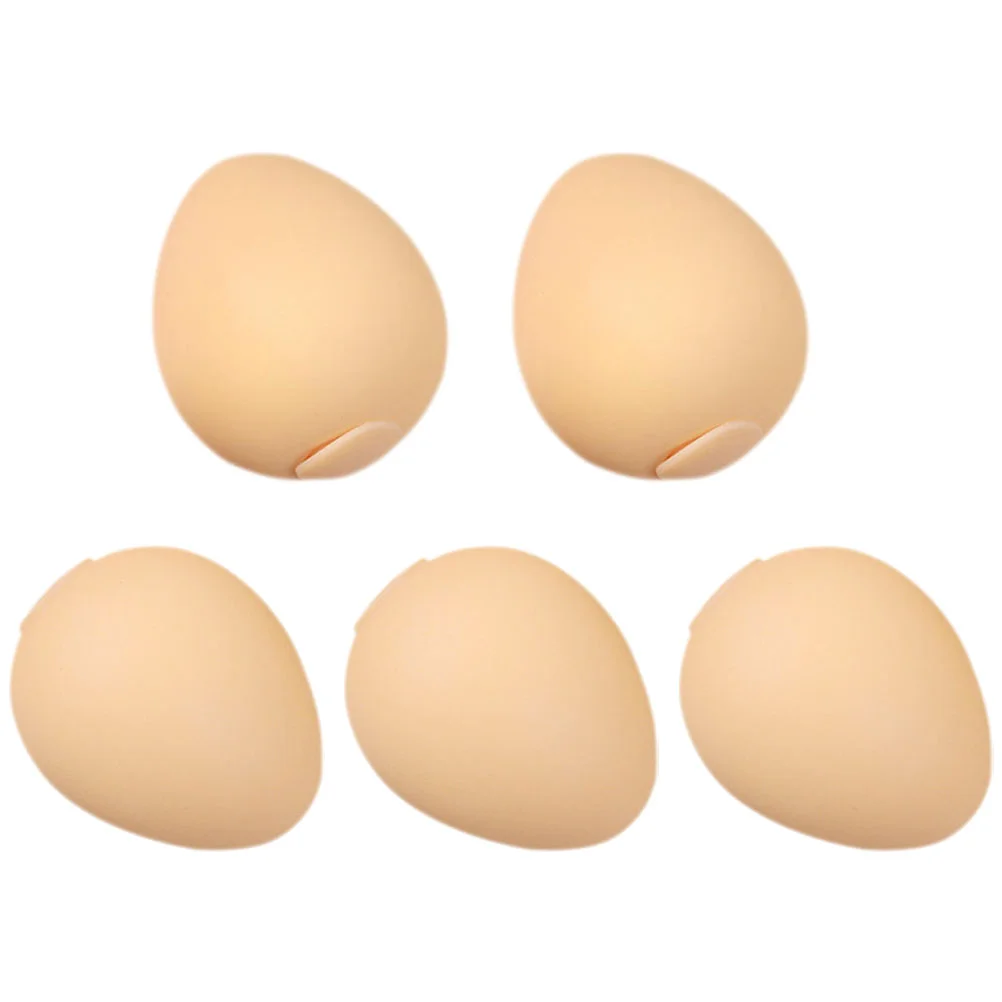 5 Pcs Toy Flexible Squeeze Eggs Stress Vent Toys Hand Small Relief Models Food Shape Child Simulation