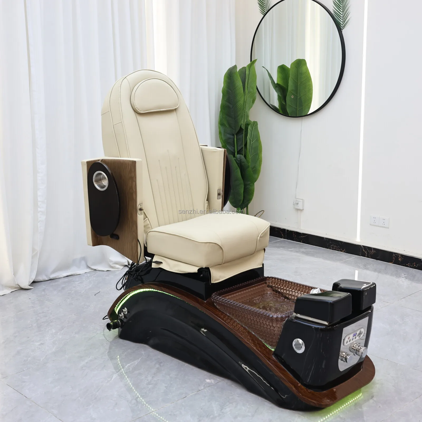 Modern Pedicure Chair Throne Manicure Foot Massage Spa Pedicure Chair Professional Salon Furniture Nail