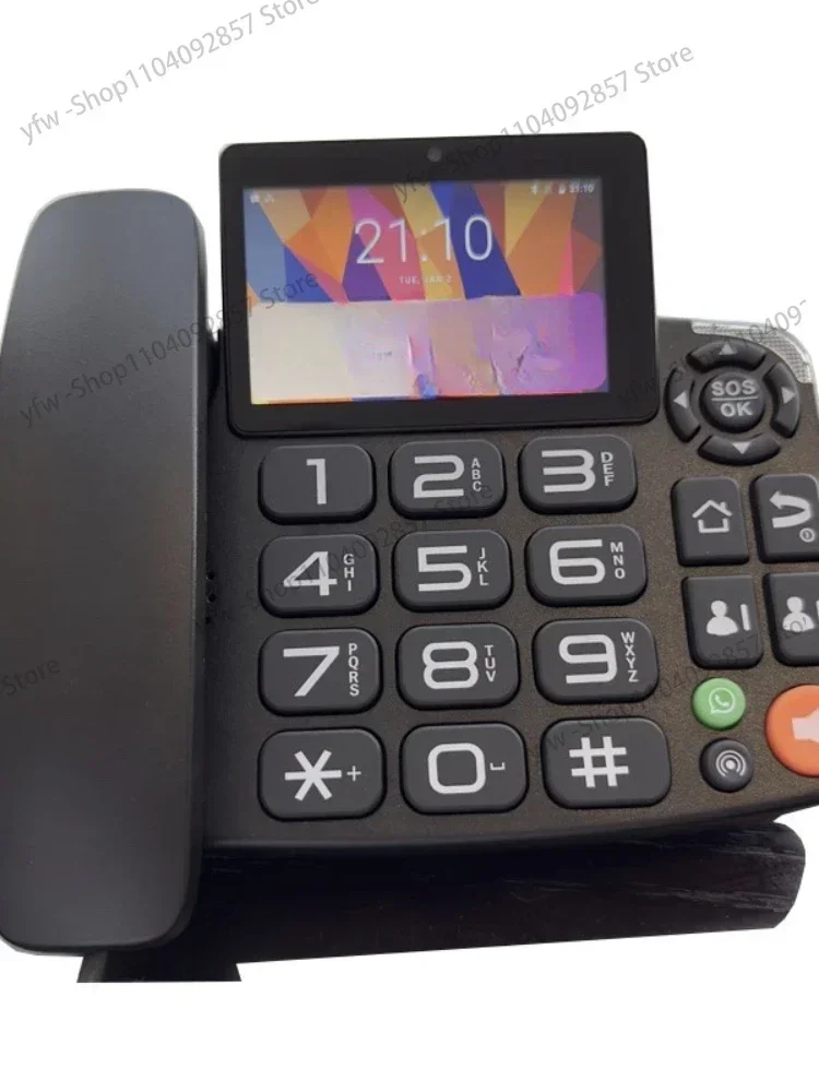 Android Fixed Wireless Landline 4G SIM Network Videophone Glob Universal Elderly WIFI Video Mobile Phone Home Office