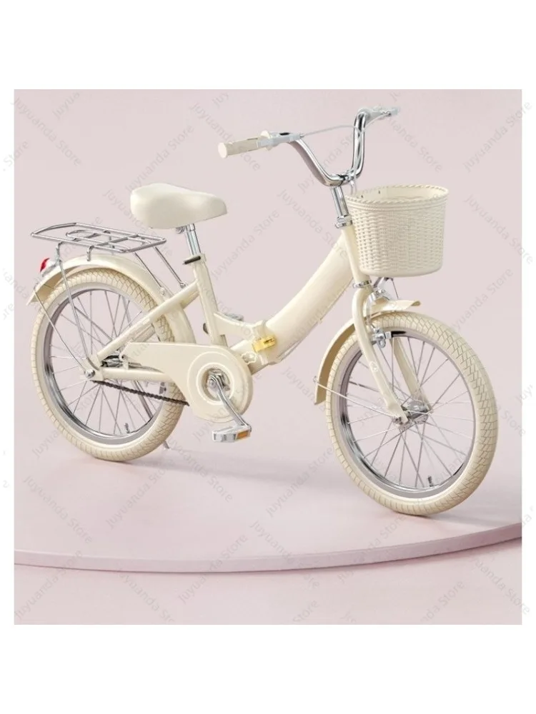 AliExpress NONE Children's Bicycle 8-10-12-13 Years Old Stroller Foldable 20-22 Inch Student Bike Boys and Girls Cycling