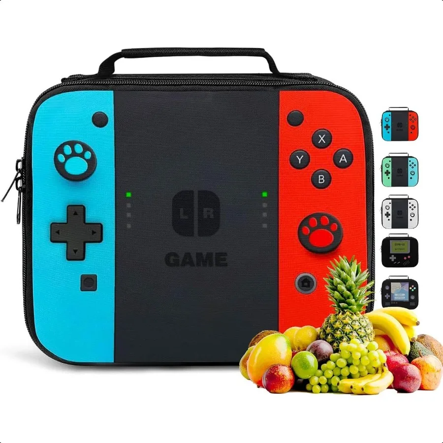 

Insulated Lunch Box for Boys Girls Game Lunch Bag for School Work Office Travel Picnic Hiking Beach Waterproof Leakproof Portab