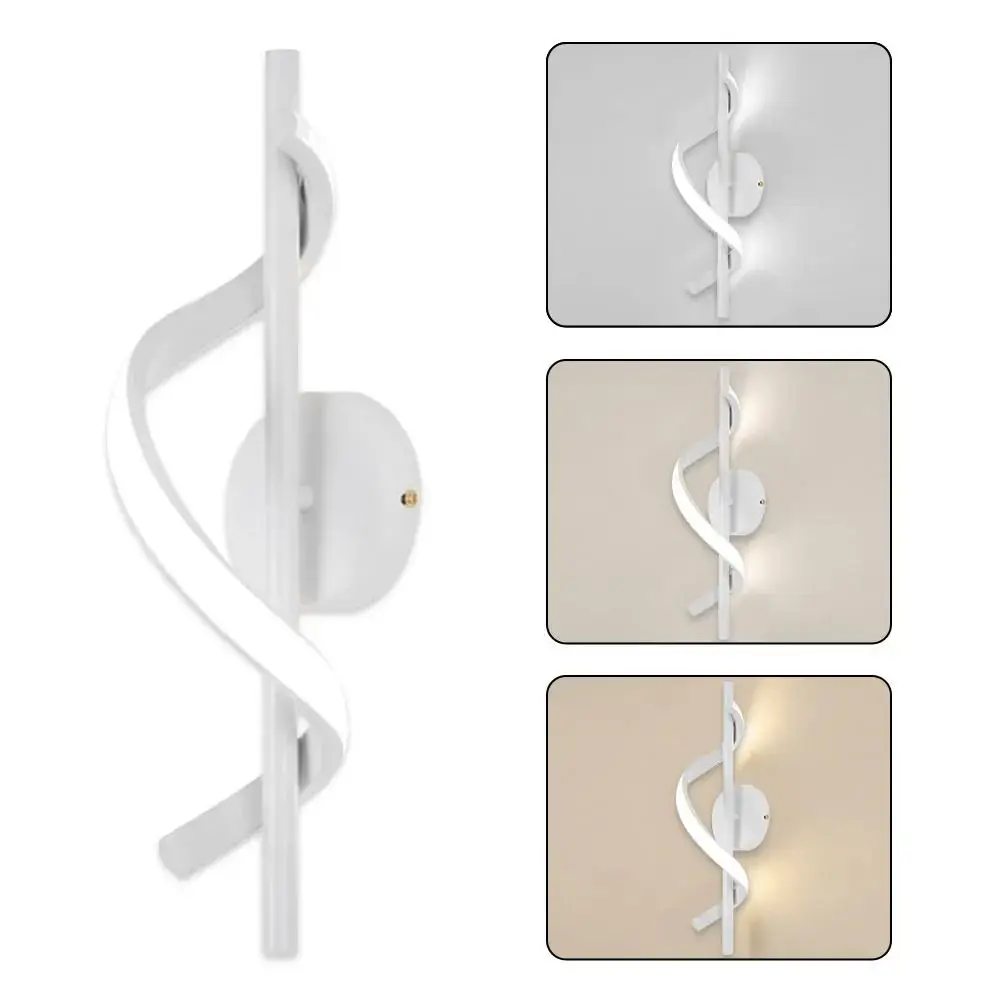 

Декоративный настенный светодиодный светильник 220В, роскошный современный прикроватный бра, скандинавские спиральные лампы для лофта, для помещений