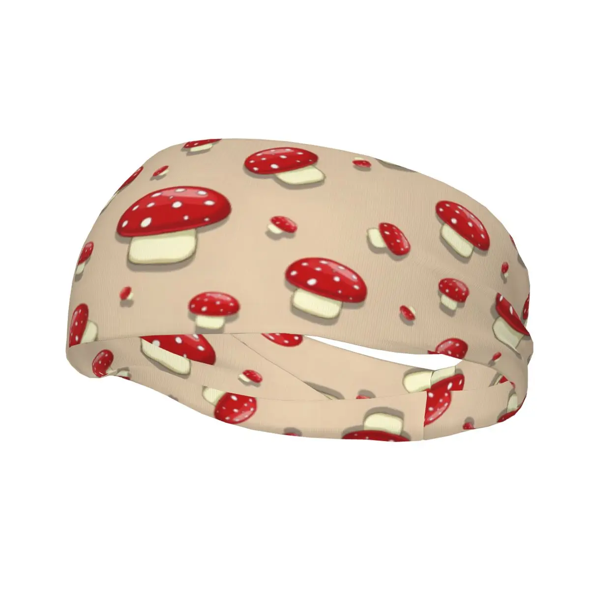 

Sports Sweatband Breathable Headband Sweat Hair Head Band Woodland Spotted Season Forest Cartoon Mushroom Yoga Headband