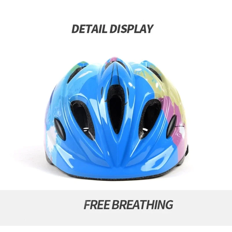 

Adjustable Bike Helmet Set with Knee Pads Elbow Pads Wrist Guards Kid Roller Skating Protective Gear for Girls and Boys 24BD