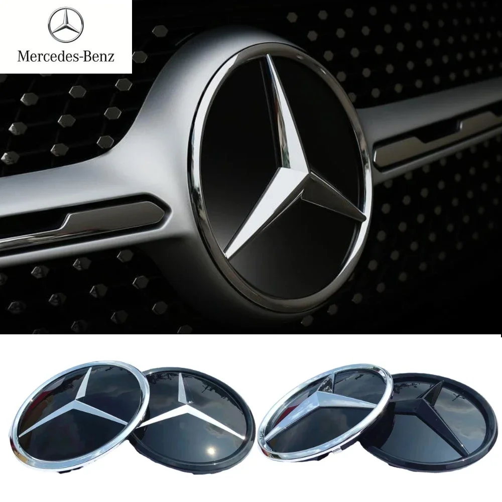 

The front grille star logo badge mirror bottom 3D ABS logo for Mercedes-Benz W204 GLK200 GLK260 GLK300 GLK250 GLK350 2013-2019