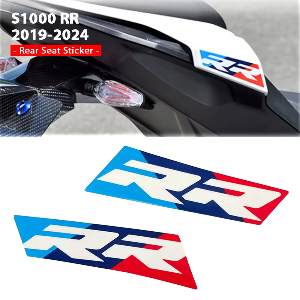 

Motorcycle Stickers Decal S1000RR 2023 RR Rear Seat Sticker Rear Hump Tail Sticker For BMW S 1000 RR S 1000RR 2019-2024