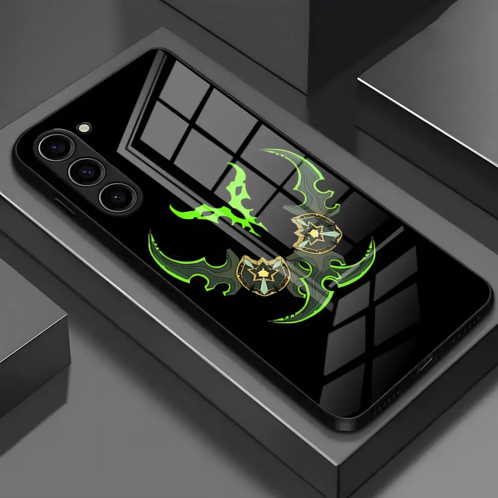 W-World Of W-Warcraft Handyhülle für Samsung S26 S25 Edge Ultra S23 S22 S21 S20 Ultra Plus S24 Fe A54 A53 A25 Glasabdeckung