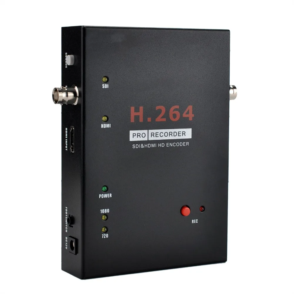 H.264 Pro Recorder SDI HD HDMI From SDI And Hd-mi Video Capture Encorder Record HD Signal To USB Or HDD Support Live Streaming