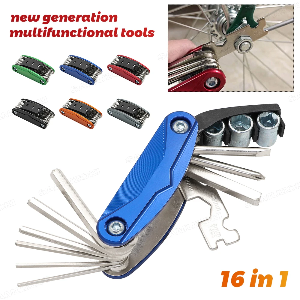 

416 in 1 Bike Bicycle Multi Repair Tool Set Kit Hex Spoke Cycle Screwdriver