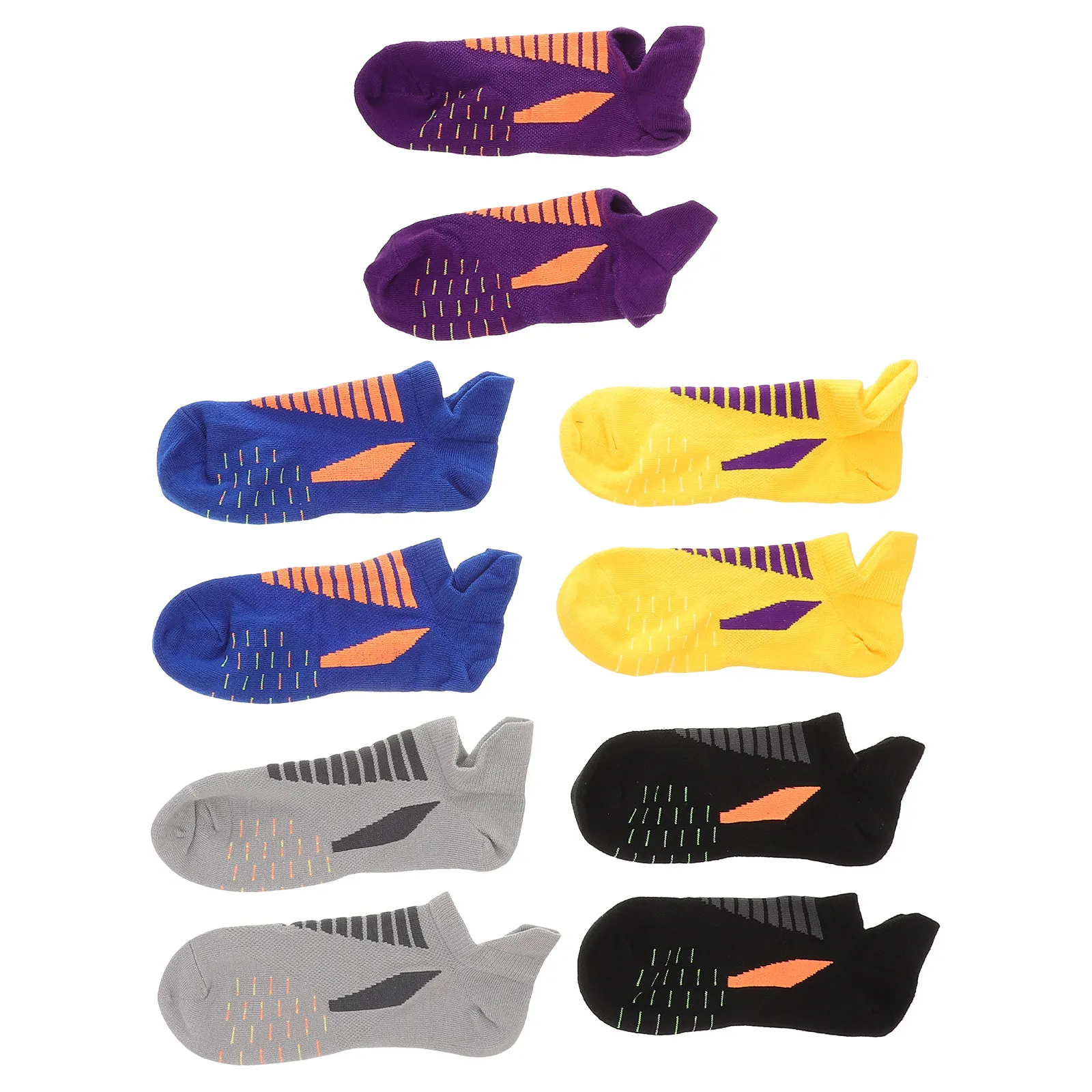 

1 Set Women Running Socks Ankle Compression Breathable Mesh Ventilation Cotton Athletic Low Cut Assorted Color