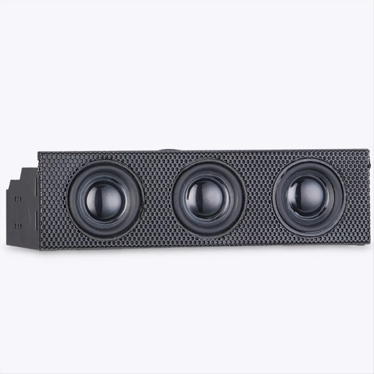 

НОВЫЙ черный стереодинамик объемного звучания, передняя панель ПК, корпус компьютера, встроенный микрофон, музыкальные громкоговорители для компьютерных игр