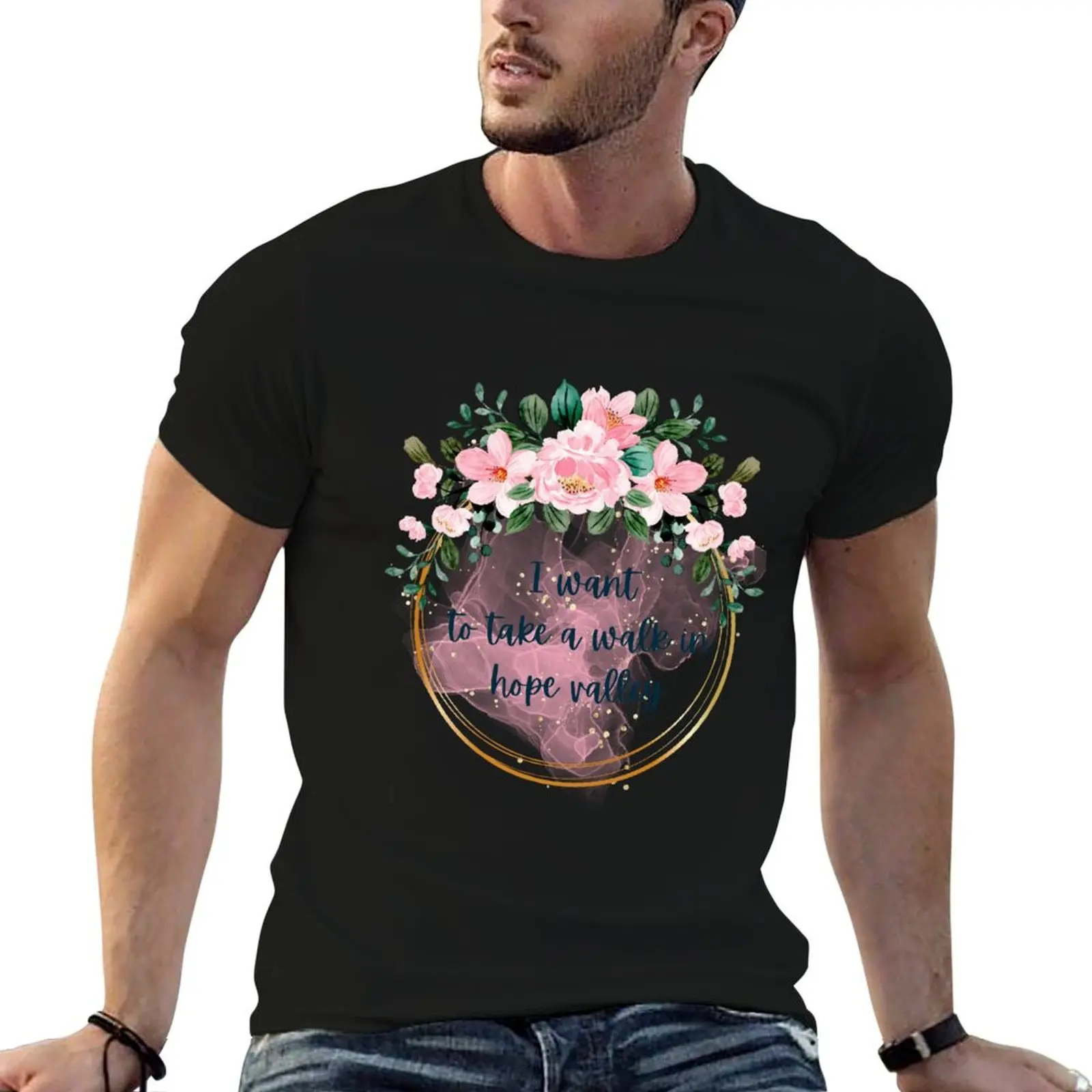 Je veux faire une promenade dans la vallée de l'espoir - T-shirt When Calls the Heart, grande taille, décontracté et ample