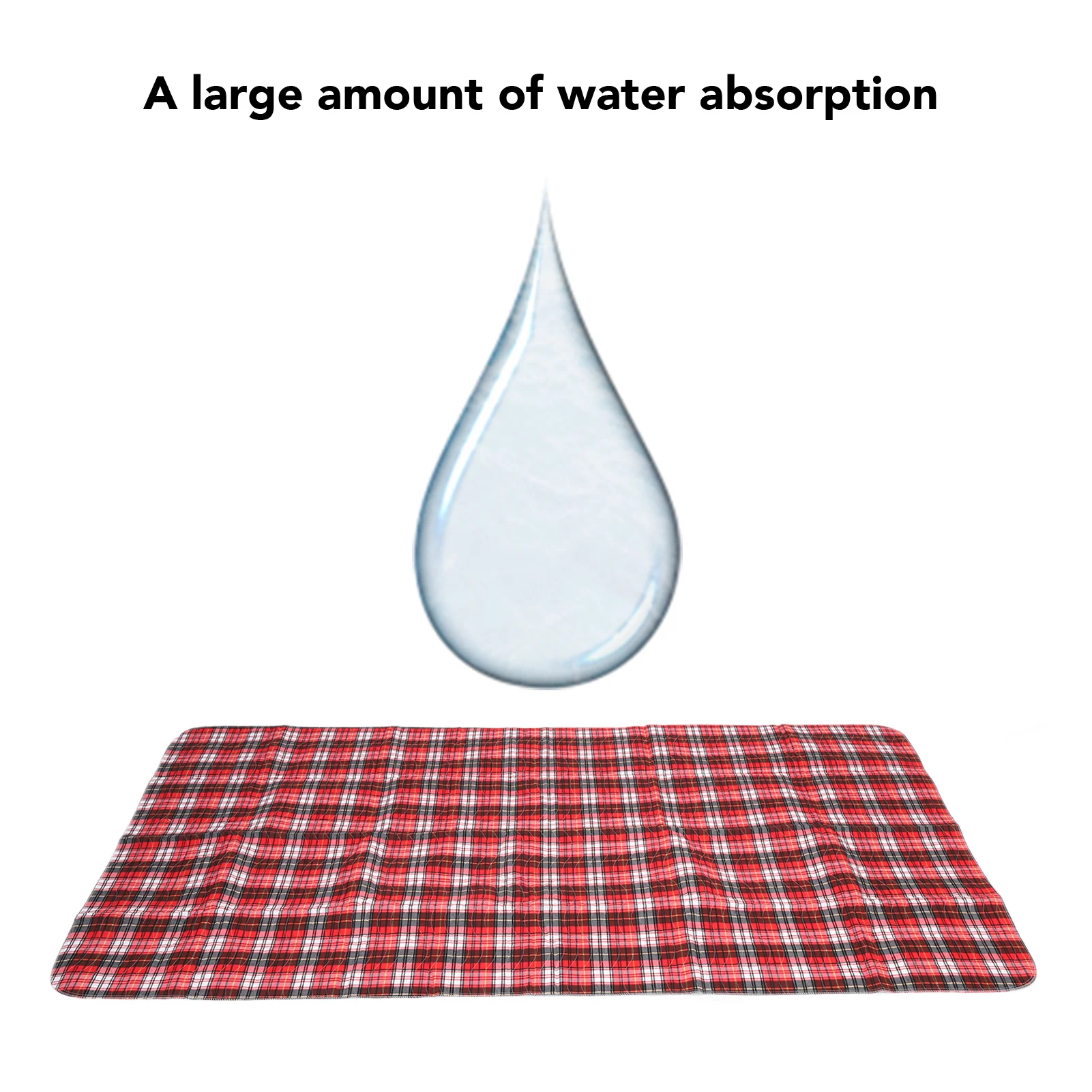 

Подушка для кровати, коврик для кровати при недержании, ультра-впитывающийся водонепроницаемый многоразовый хлопковый коврик для мочи для инвалидов