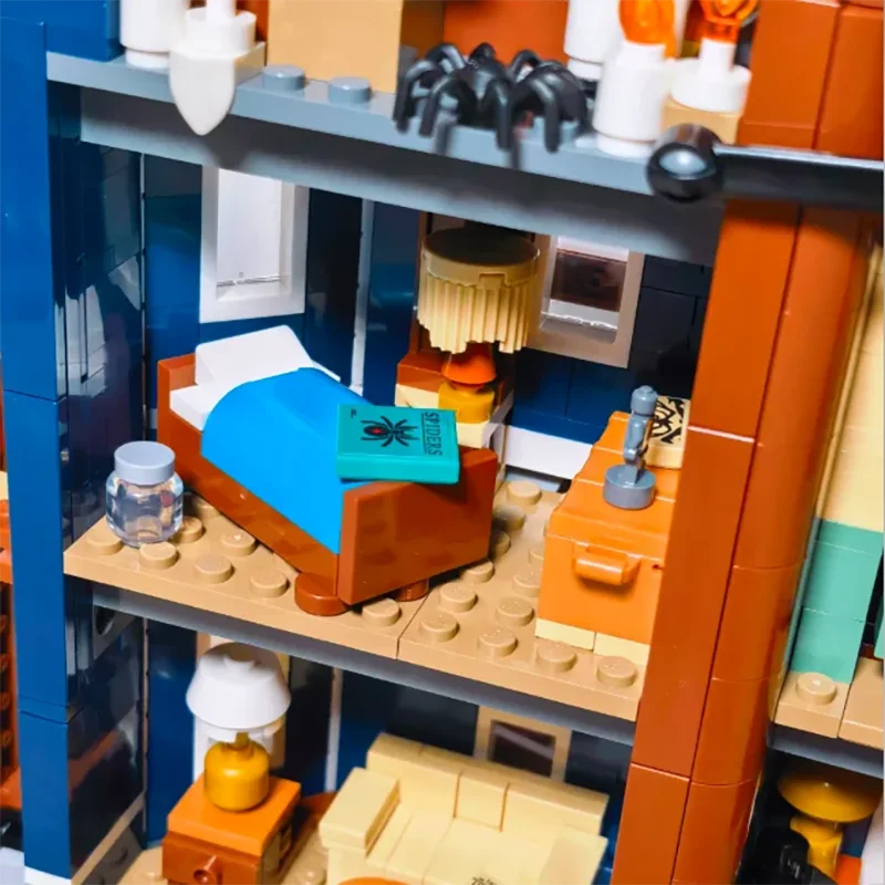 2026 NOVO MOC Ideas Série de TV Científica Stranger Event Creel House Sets Arquitetura Urbana 11370 Blocos de Construção Brinquedos Infantis Presente